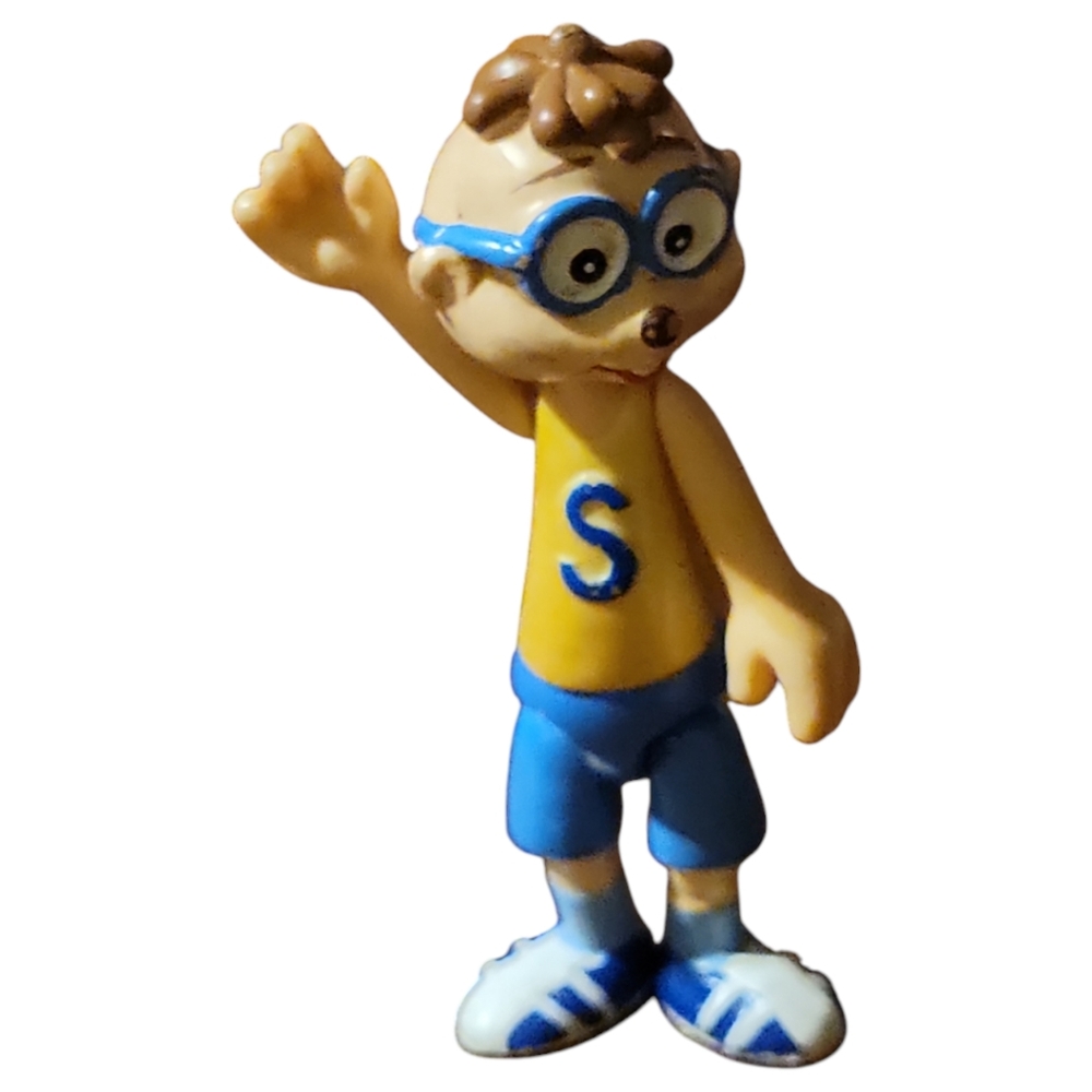 Vtg 84 Alvin & The Chipmunks Simon Action Figure Toy Moveable Legs Arms Head